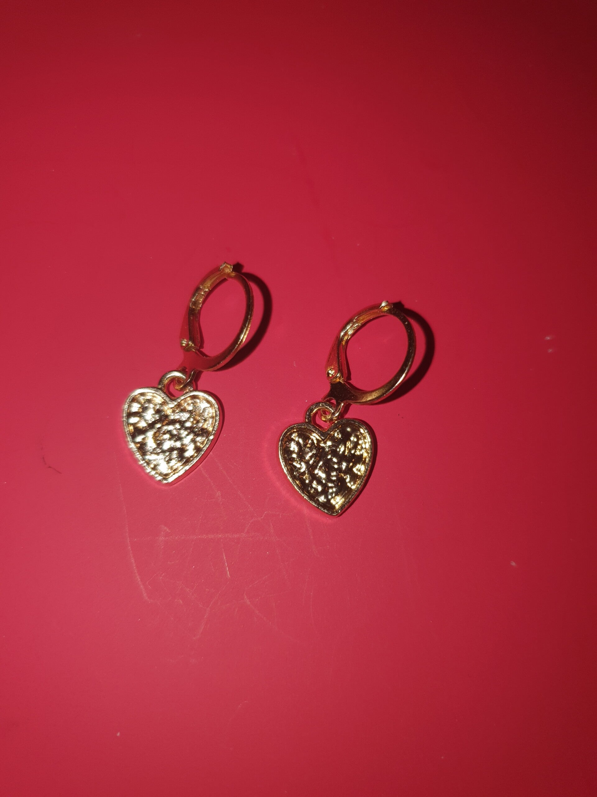 Oorbellen goudkleurig hart