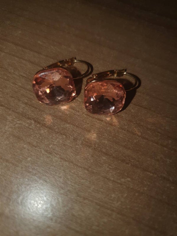 Oorbellen steen oranje