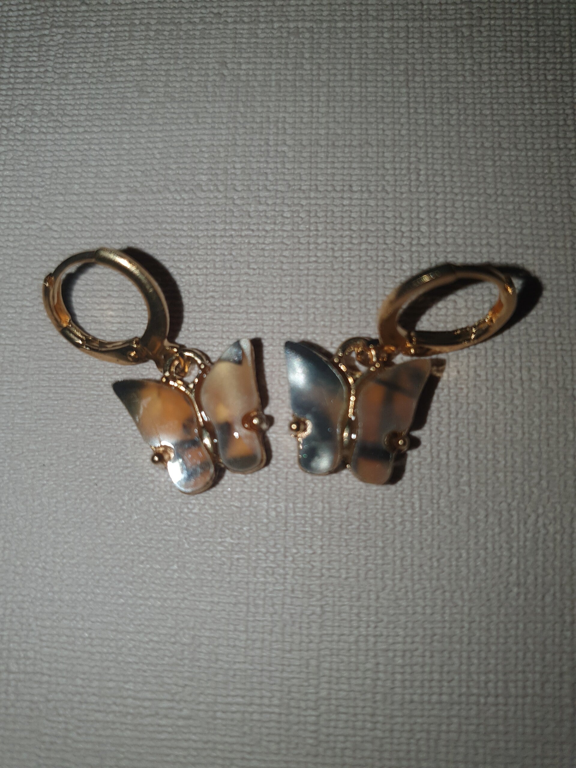 Oorbellen vlinder gevlekt