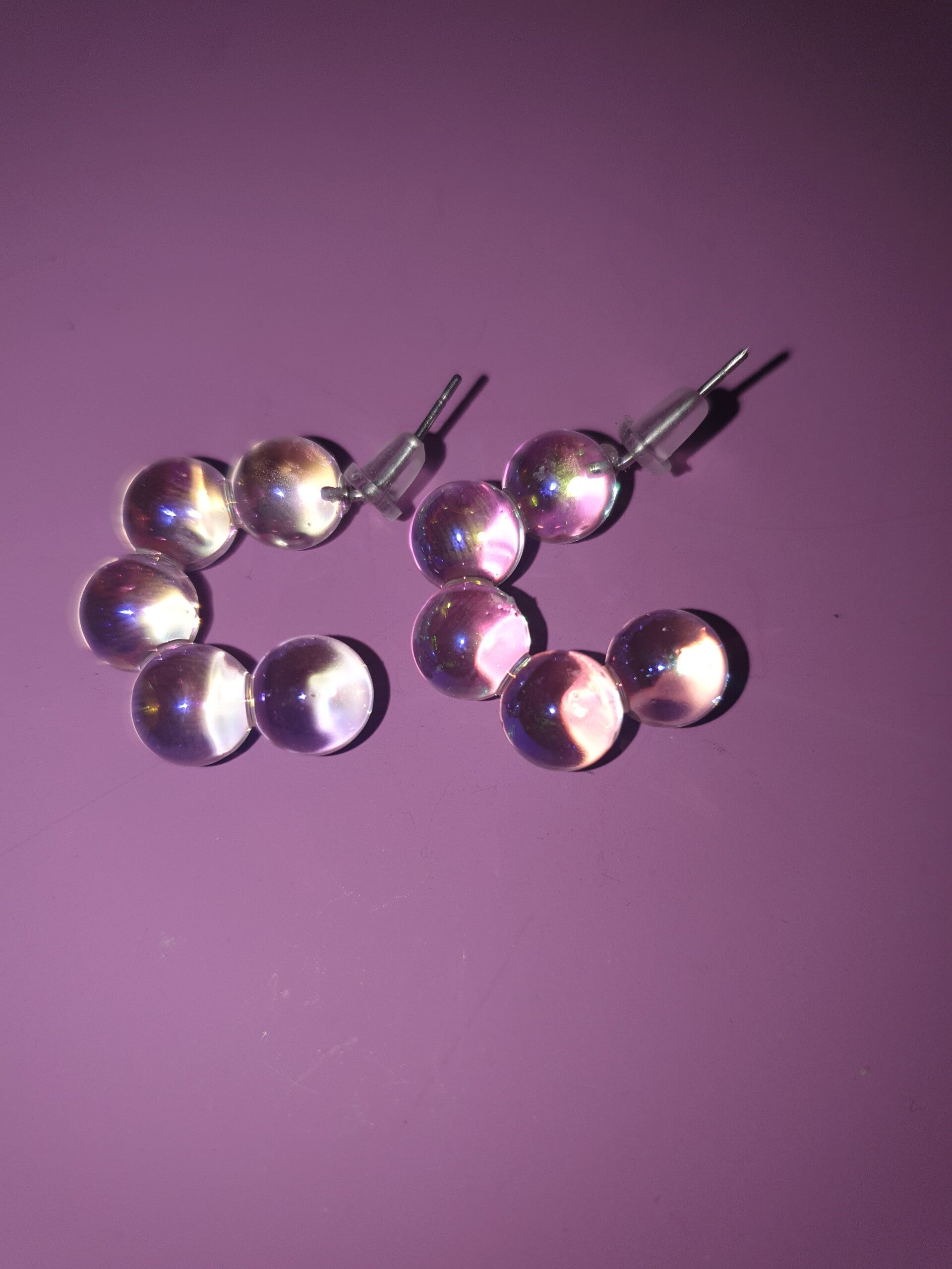 Oorbellen wit gekleurd 3