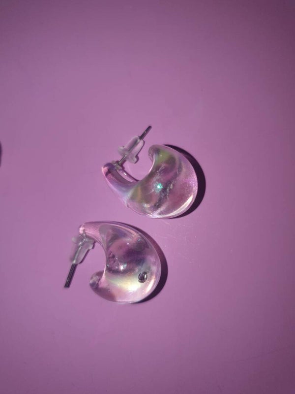 Oorbellen wit gekleurd 6