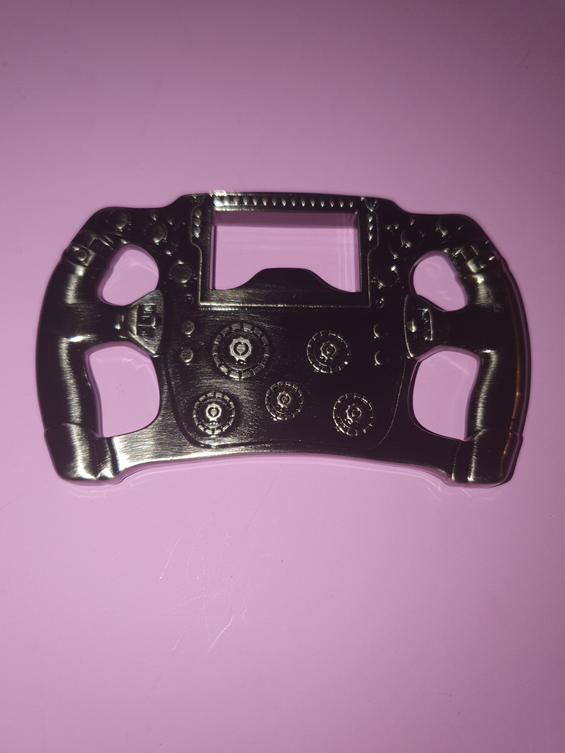 Opener racestuur zilver