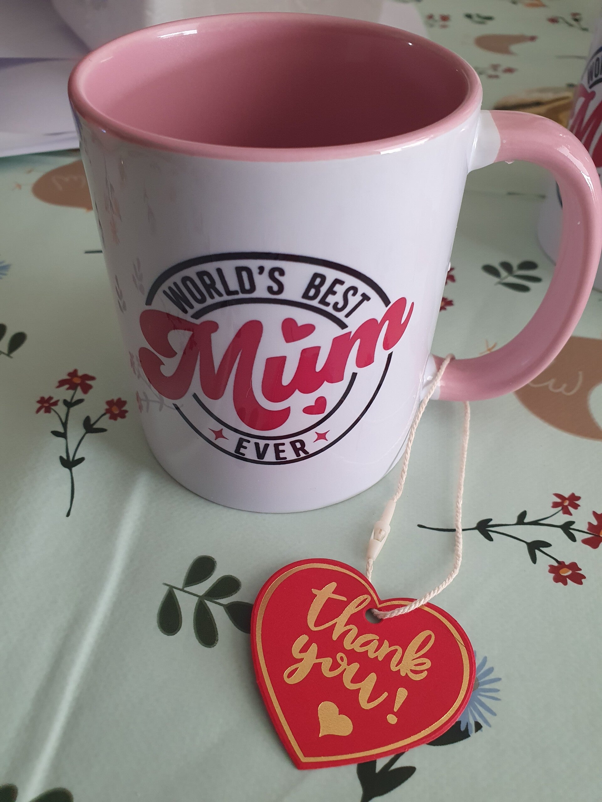 Mok werelds beste mama roze