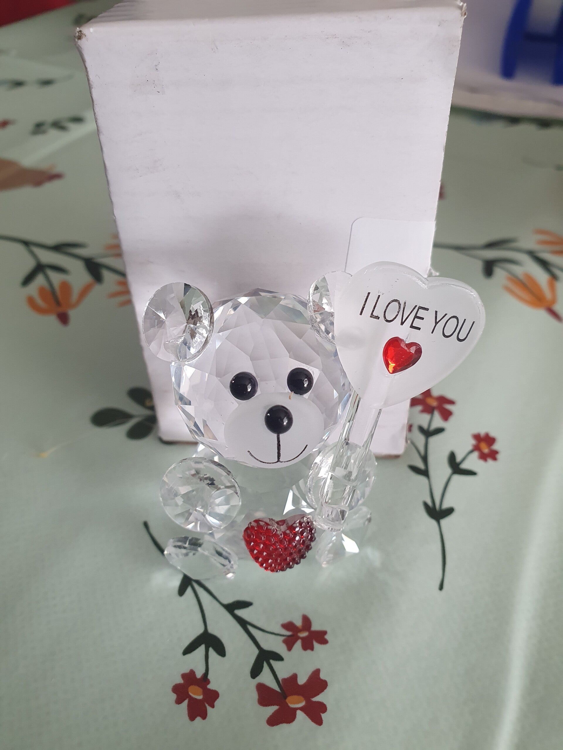 Beertje i love you rood