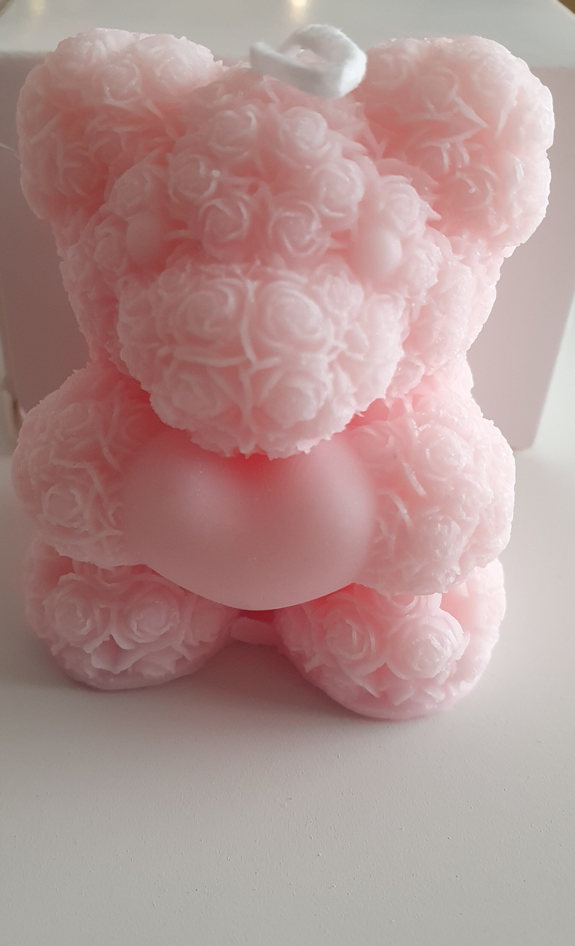 Geurkaars beertje roze