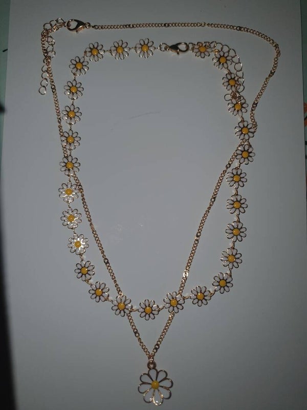 Setje kettingen margriet