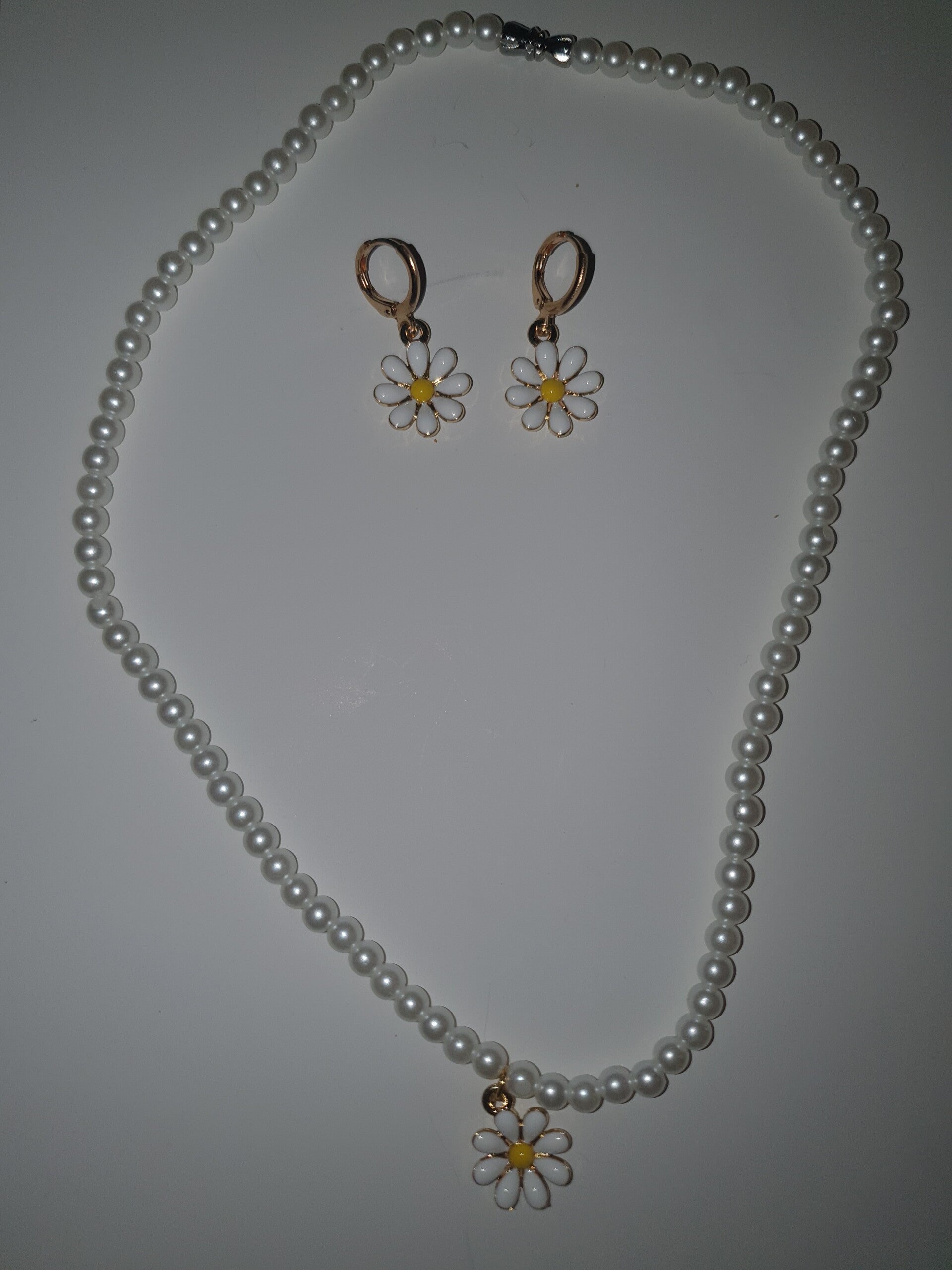 Setje margriet parels