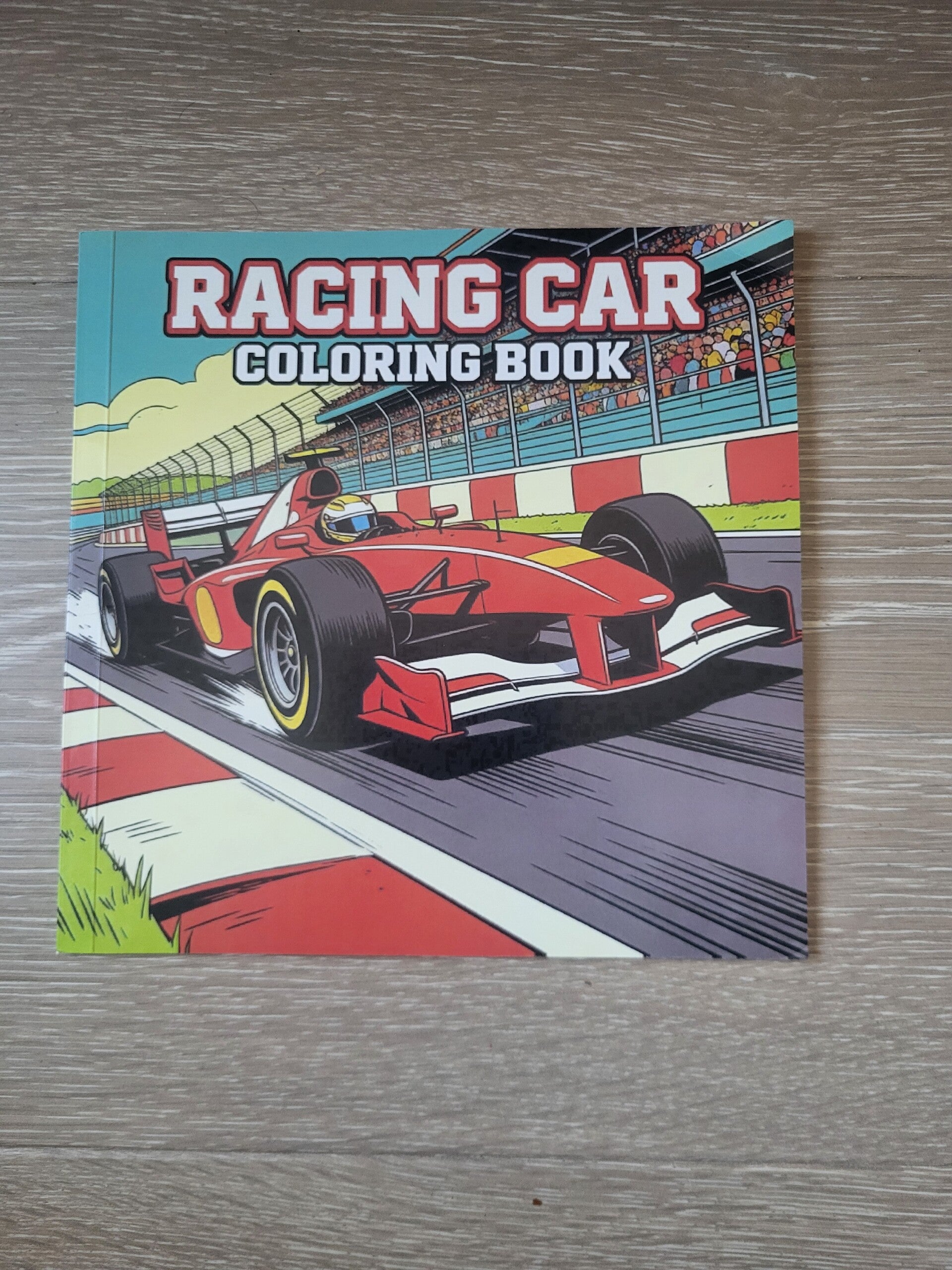 Kleurboek raceauto