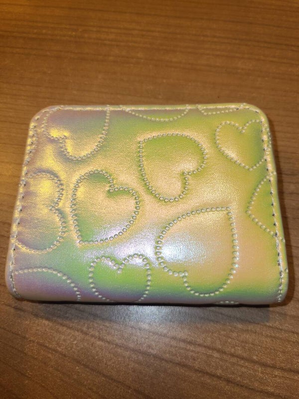 Portemonnee creme harten
