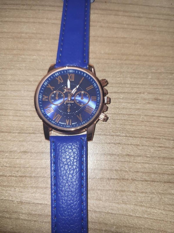 Horloge blauw