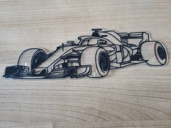 Wanddecoratie f1 auto