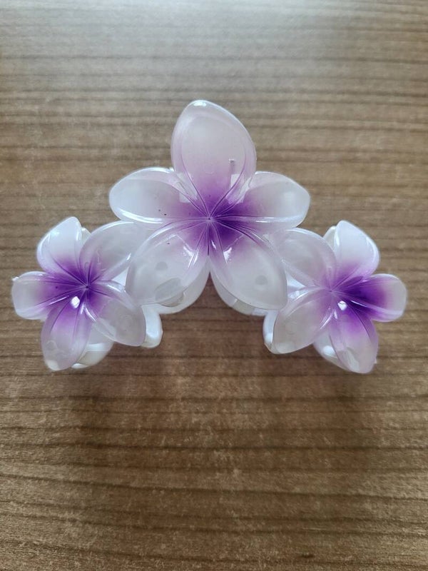 Klem bloemen paars