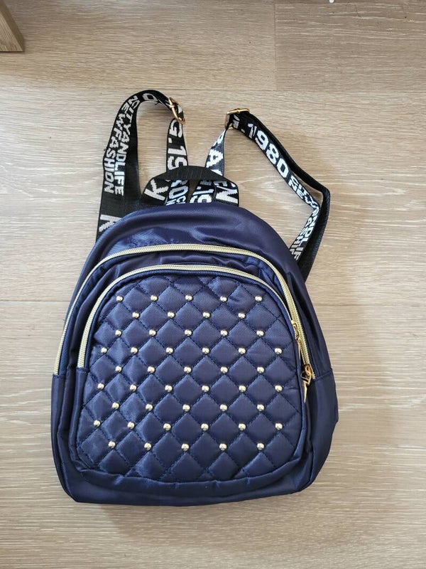 Rugtas blauw