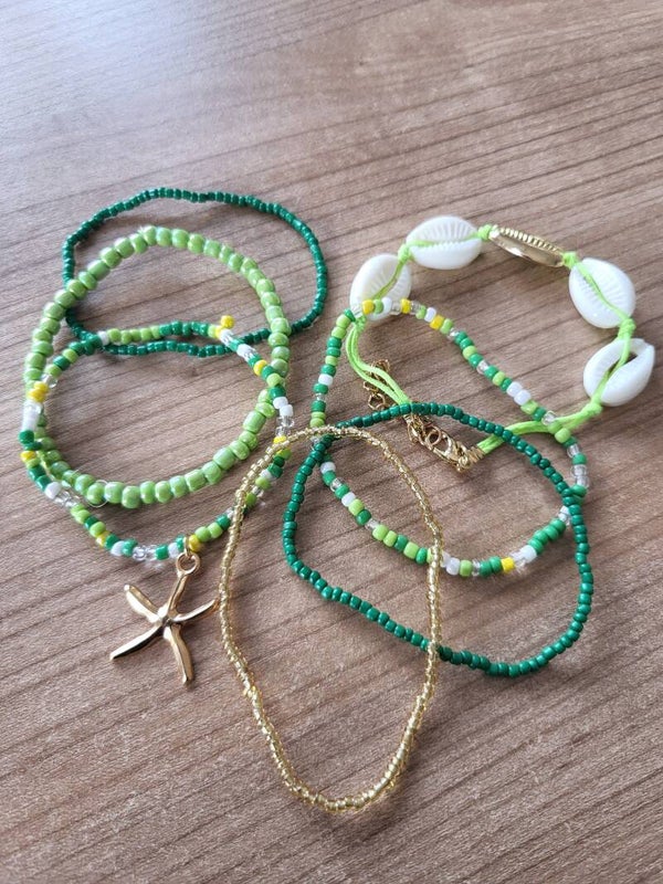 Armbanden set groen