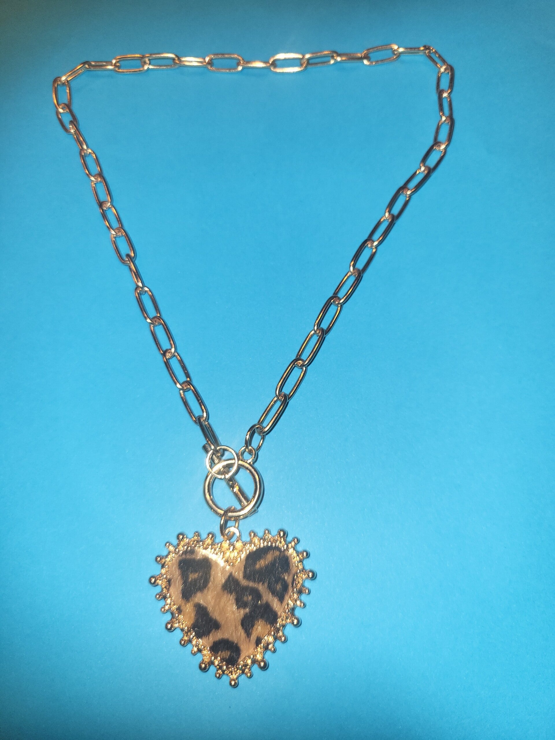 Ketting goudkleurig panter