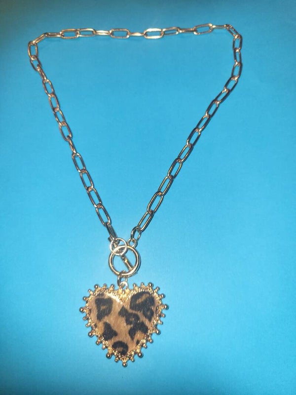 Ketting goudkleurig panter