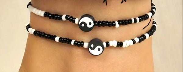 Enkelbandjes yin Yang