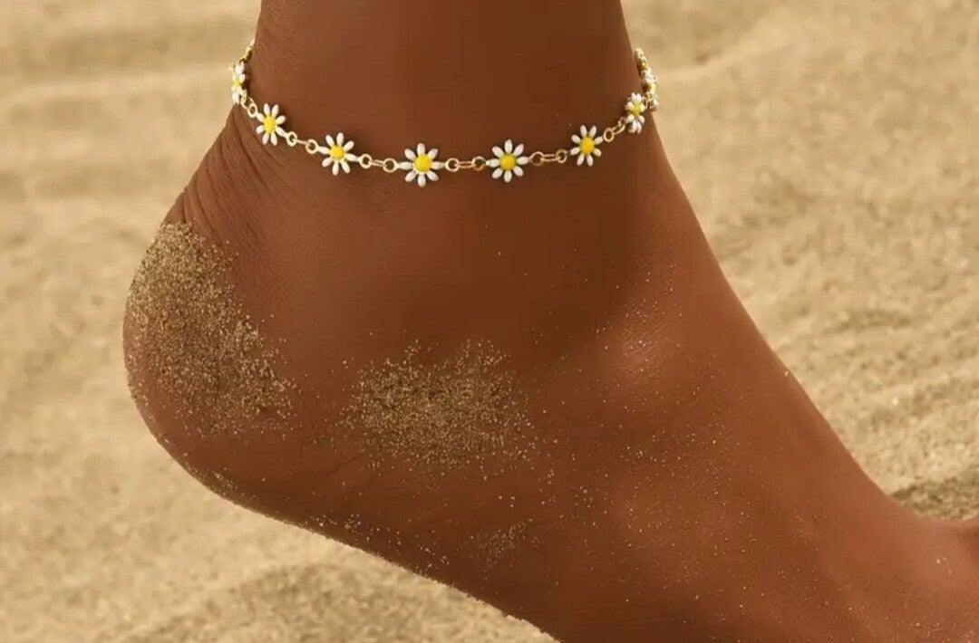 Enkelbandje madeliefjes