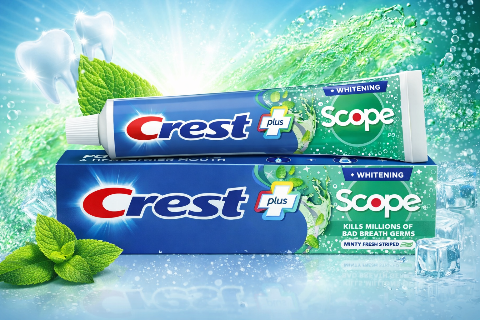 Crest + Scope Whitening Toothpaste