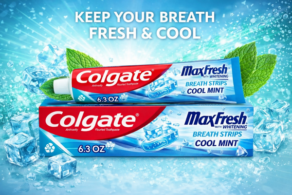 Colgate MaxFresh Cool Mint Toothpaste – 6.3 oz