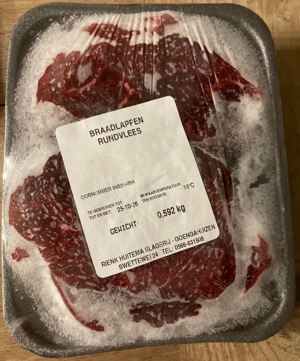 Braadlappen (500 gram)