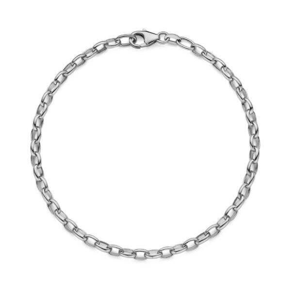 New Bling armband van 14 krt wit goud 9NBG-CH021W