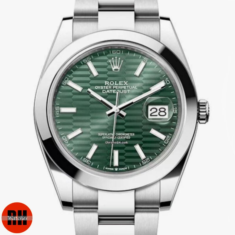 Rolex Datejust 41 126300 (Green motif)