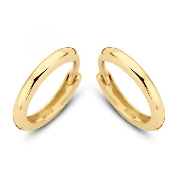New Bling 14 krt gouden oorringen