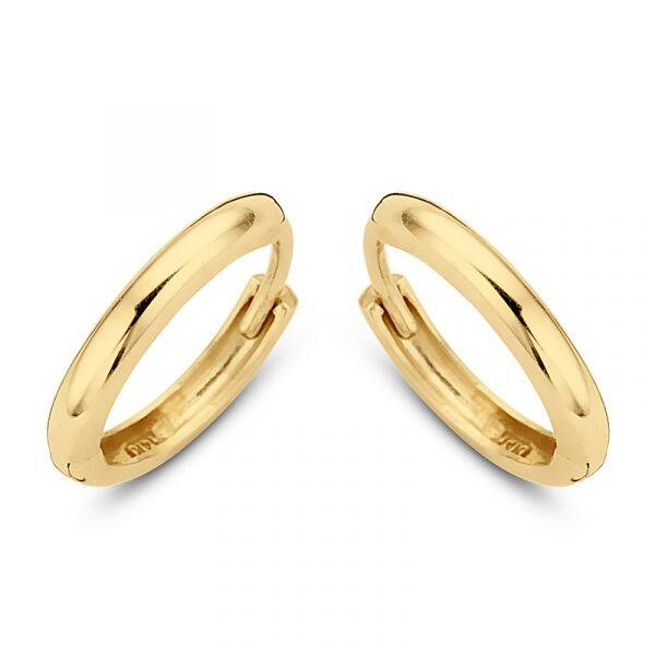 New Bling gouden oorringen 13mm.
