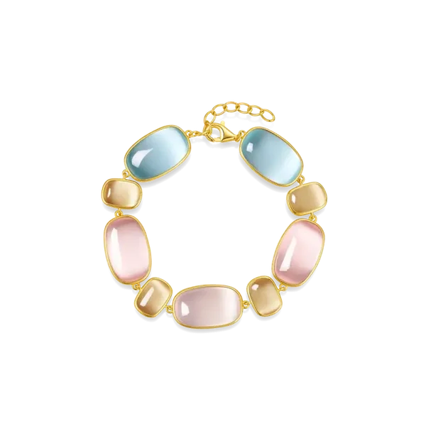925 Sterling Zilveren Armband voor Dames – Blush Essence statement