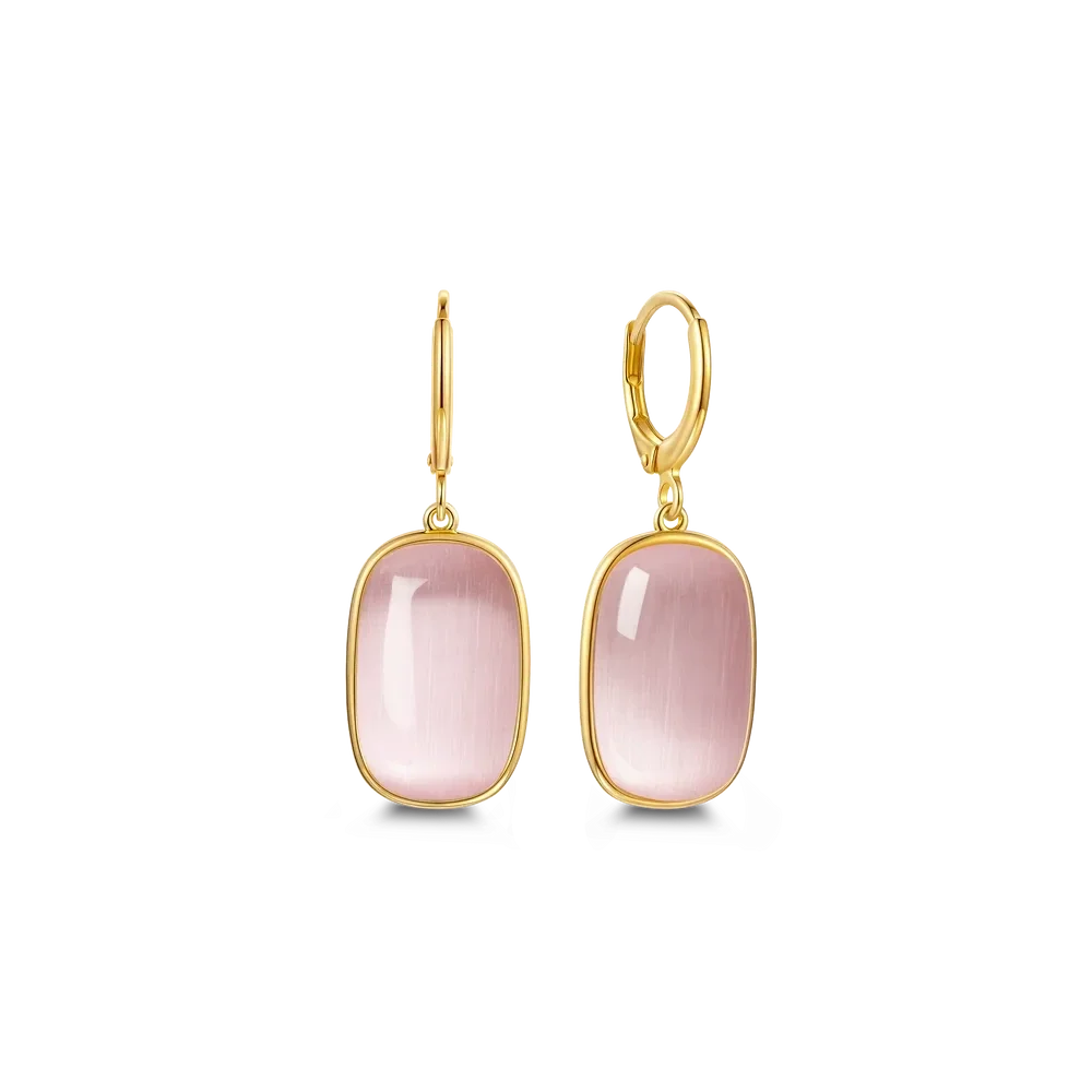 925 Sterling Zilveren Oorbellen voor Dames – Blush Essence statement