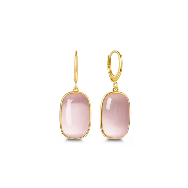 925 Sterling Zilveren Oorbellen voor Dames – Blush Essence statement