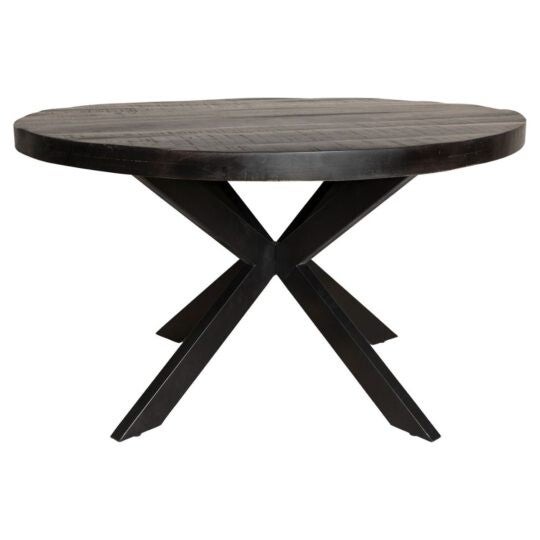 Eetkamertafel rond Denver Black
