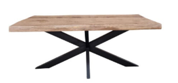 Eetkamertafel recht Boomstam Boston