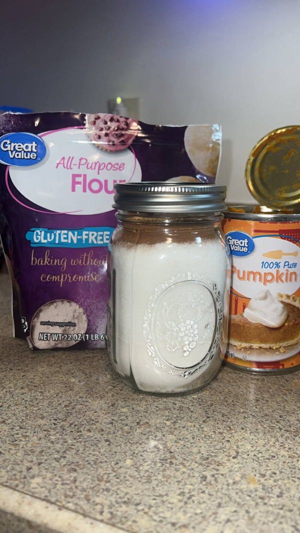gluten free pumpkin roll jar