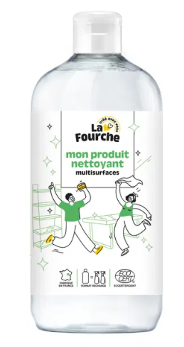 Recharge Nettoyant Multisurfaces Certifiée Ecodétergent