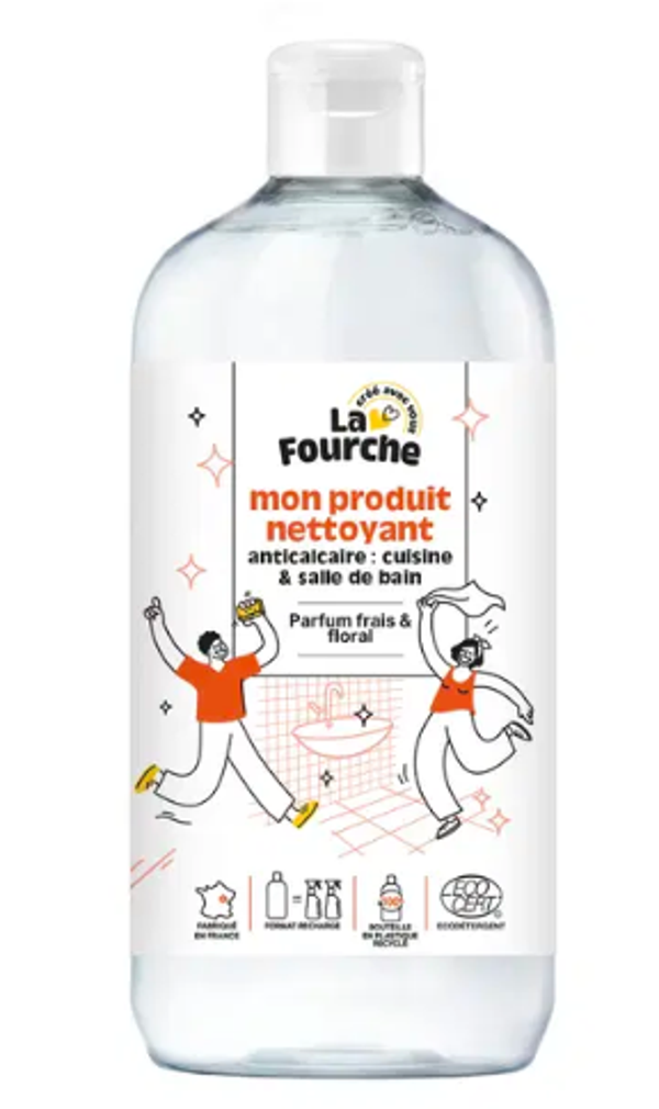 Recharge Nettoyant Anticalcaire Certifiée Ecodétergent
