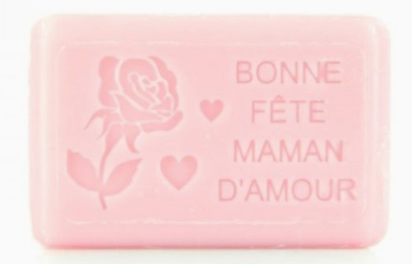 savon "bonne fête maman d'amour"