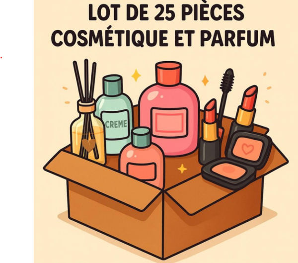Lot de 25 pièces - Petite Box Liquidation Cosmétique & Parfum