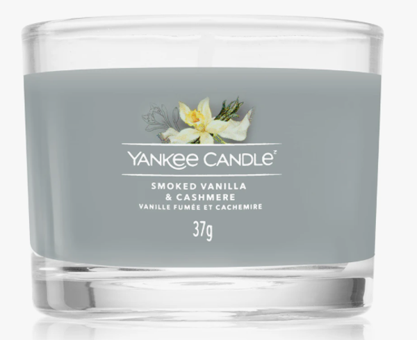 Bougie vaille fumée et cachemire