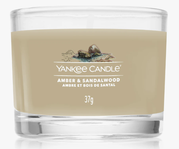 Bougie ambre et bois de santal