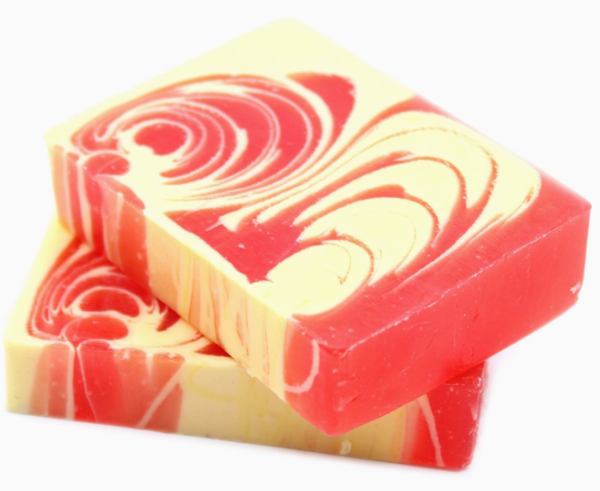 Tranche de savon Fraise