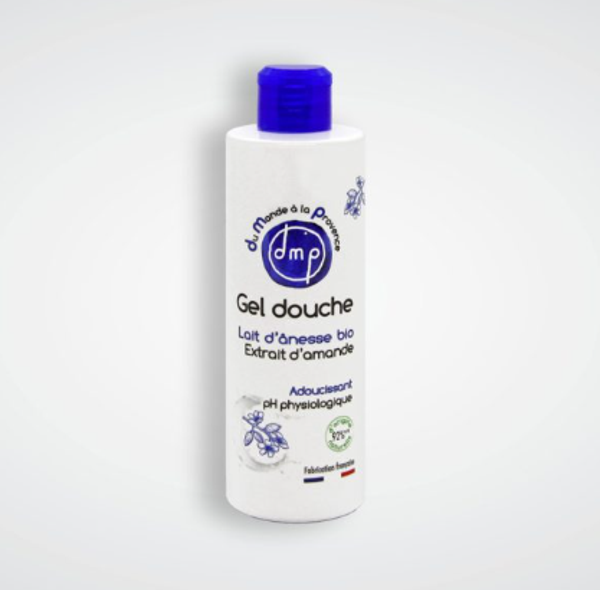 Gel douche lait d'ânesse bio et extrait d'amande