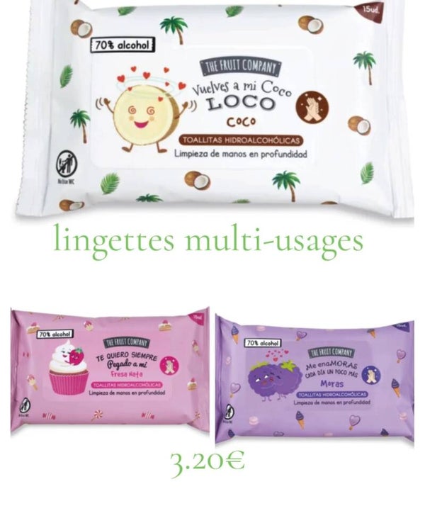 Lingettes multi-usages