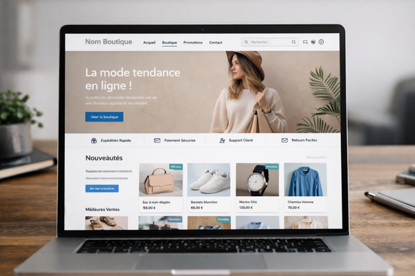 Création de site internet boutique (moins de 15 produits) | MYRH