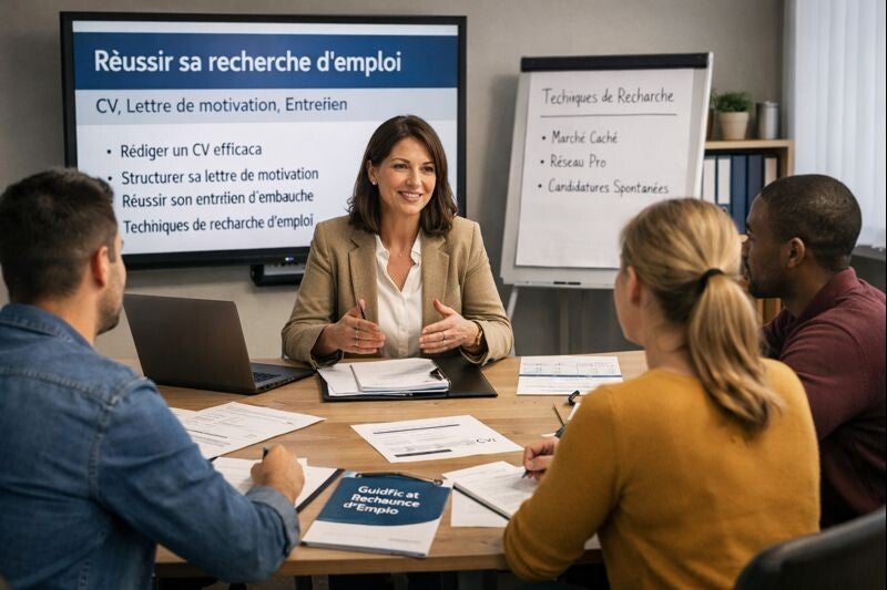 Formation visio durée 1h00 jeudi 28 mai à 14h00  : réussir sa recherche d’emploi | MYRH