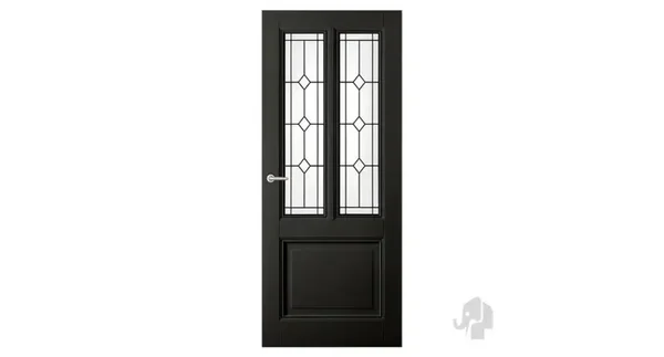 Austria binnendeur Aerdenhout - glas in lood Bologne