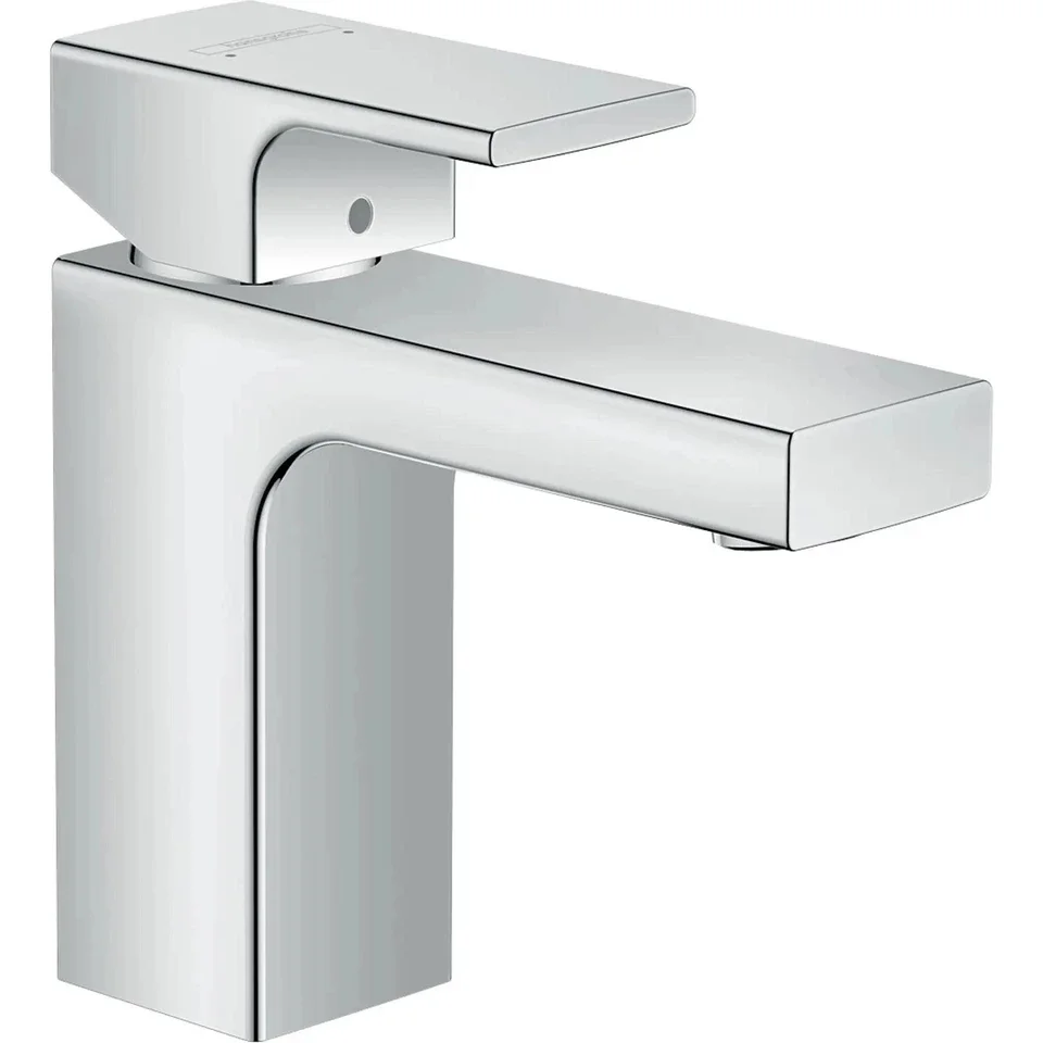 Hansgrohe Vernis Shape Wastafelmengkraan - 15.2x13.2x4.4cm - hendel (mat zwart , chroom)