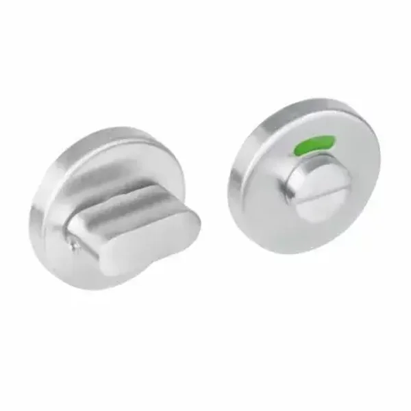 Intersteel badkamer/toilet vrij-bezet 8 mm rond Ø53x8mm met 7 mm nokken rvs