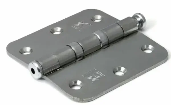 Kogellagerscharnier 76×76 mm ronde hoek losse pen